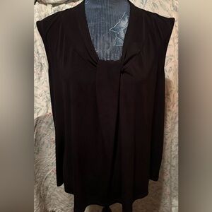 Dana Buchman Size 2x Women’s Pullover Blouse ELEGANT 50” Bust 24” Length